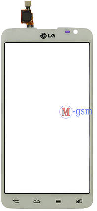 Сенсор (тачскрин) для телефона LG D686 білий, фото 2