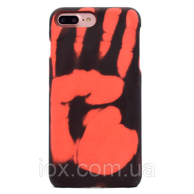 М'який силіконовий чохол-накладка Тепловий датчик для Iphone 7 і Iphone 8 (4.7") Чорний
