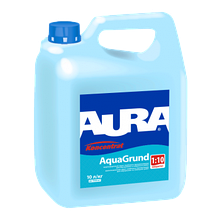 Aura AquaGrund 10 л - Вологозахисна грунтовка глибокого проникнення