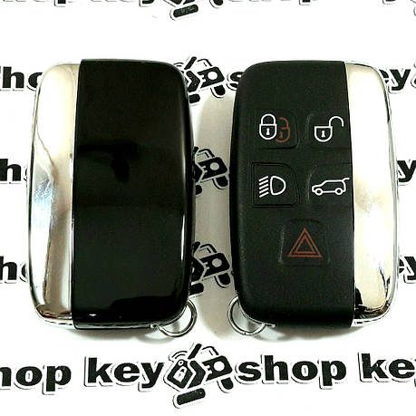 Смарт ключ для Jaguar (Ягуар) 4+1 кнопки, 433MHz, з чіпом id47(PCF7953), фото 2