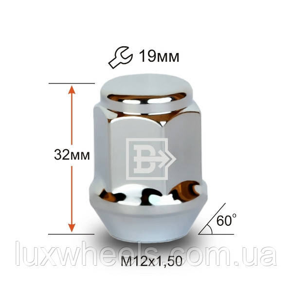 Гайка M12X1,50, фото 1