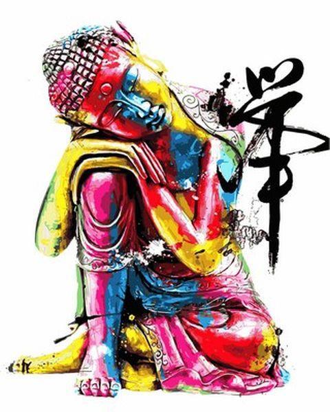 Картини по номерам 40х50 см. Babylon Будда Художник Патріс Мурчіано (RVP-756)