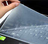 Захисна силіконова плівка наклейка для клавіатури ноутбука Keyboard Protective Film, фото 3