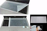 Захисна силіконова плівка наклейка для клавіатури ноутбука Keyboard Protective Film, фото 5