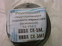 Рем-комплект гидроцилиндра ходового вариатора 54-154-3 комбайна "СК-5М НИВА" - фото 1 - id-p550653863