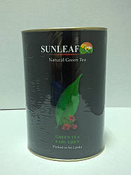 Чай SUN LEAF Тубус, зеленый с бергамотом, 75г