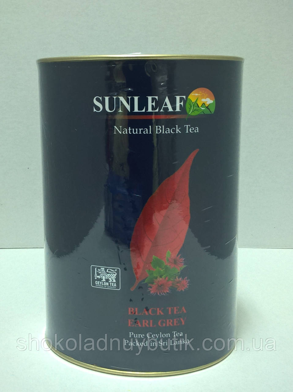 Чай SUN LEAF Тубус, черный с бергамотом, 75г