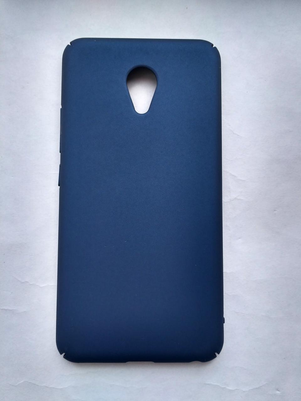 Пластиковий чохол Meizu M5 матовий Синій