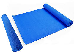 Килимок гімнастичний Мата для Фітнес, Пілатес, Йоги - Yoga Mate Blue 172,5x61cm x 4mm