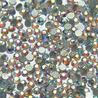 Стрази Swarovski crystal AB (Aurora Borealis), SS3 (100 шт) в баночці