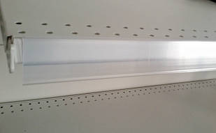 Тримач цінників для полиць "Колумб". Ширина 1 м.