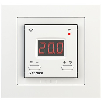 Терморегулятор для теплої підлоги програмований з Wi-fi Terneo ax unic (білий)