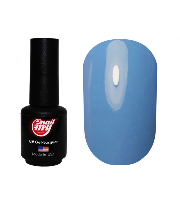 Гель-лак My nail 9 мл No386 блакитний серпанок