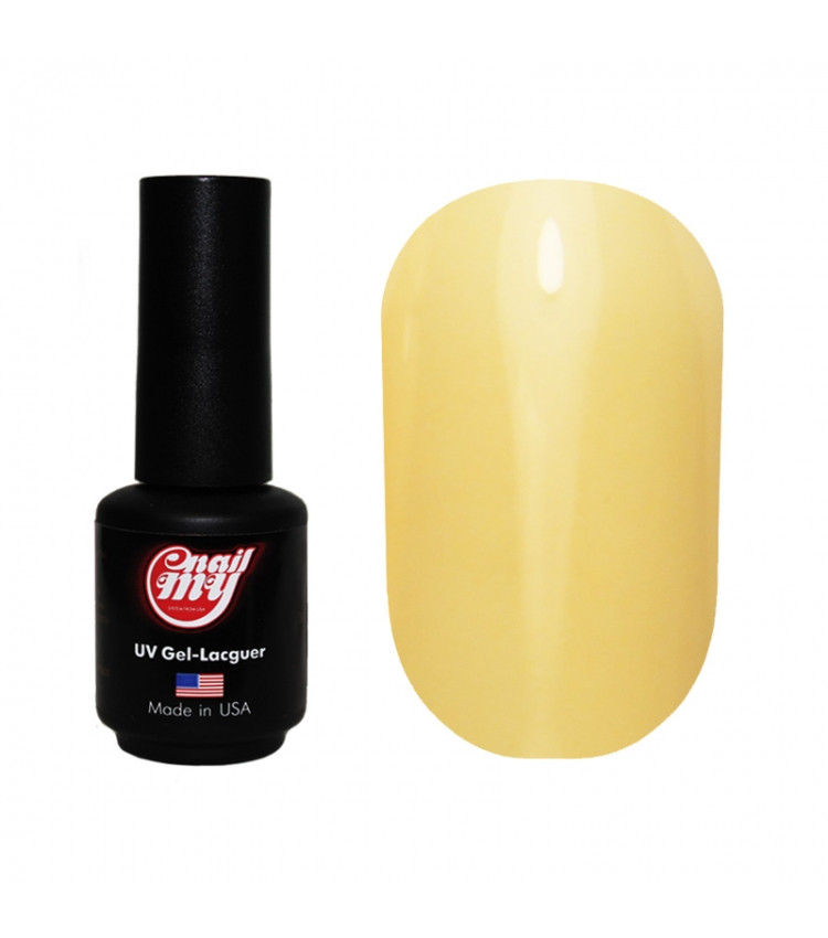 Гель-лак My nail 9 мл No393 молочний абрикосово-белісовий,
