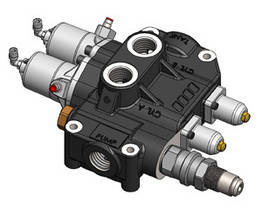 Гідравлічний розподільний клапан OMFB DM 250 двосекційний