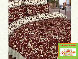 Двоспальне євро постільна білизна Viluta (Вилюта) ранфорс, арт 5400