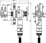 Інструмент для обробки торців труб Мангуст-200М3, фото 3