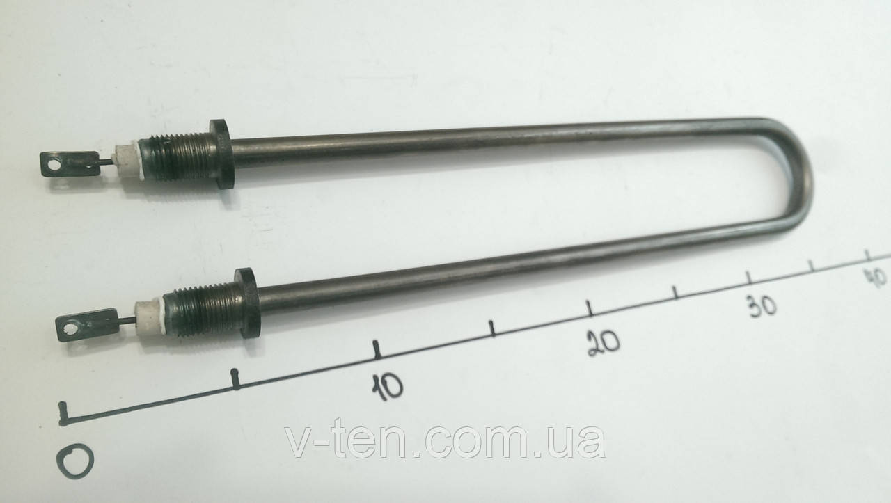 ТЕН нержавіюча сталь 2000W Ø10 (штуцер м16)