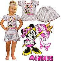 Літні дитячі піжами з коротким рукавом р. 26-34