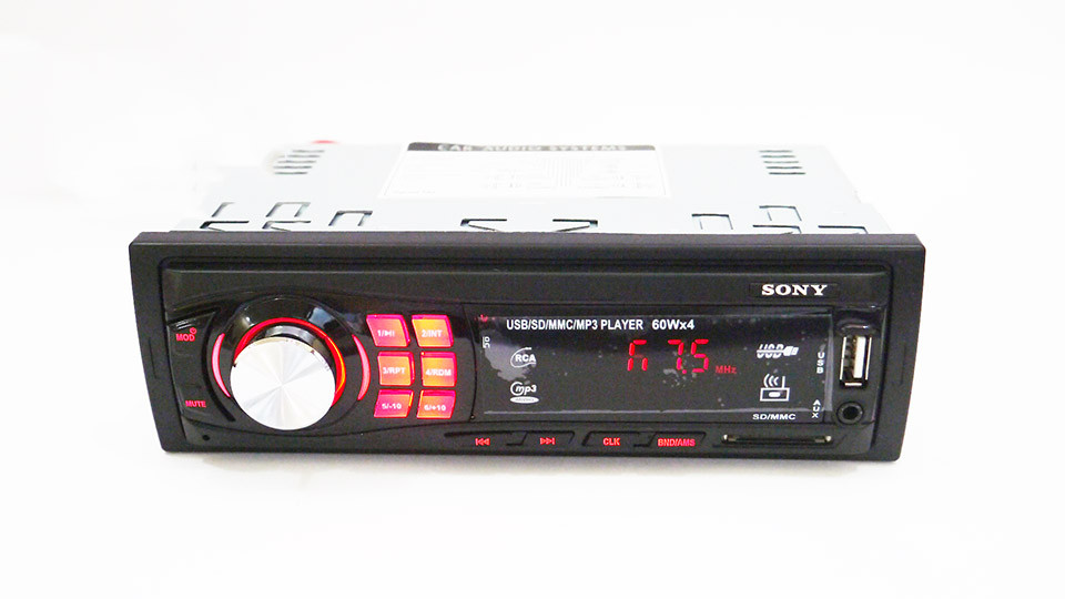 Автомагнітола CDX-GT6309 — MP3+Usb+Sd+Fm+Aux+ пульт (4x50W)