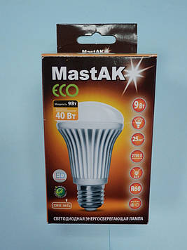 Світлодіодна лампа Mastak MUS02WE ( 9W LED R60 230V 2700K E27 )