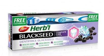 Зубная паста Чёрный Тмин Dabur 150 г +зубная щётка, фото 1