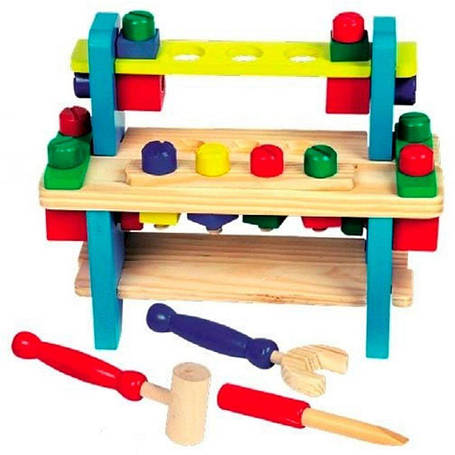 Дерев'яна іграшка Руді Верстак, фото 1