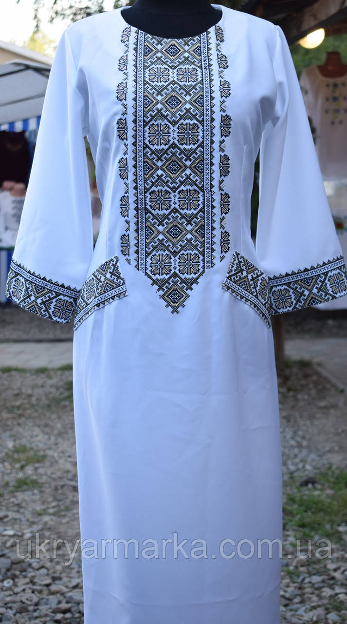 Машинна вишивка плаття,  "Ксеня"
