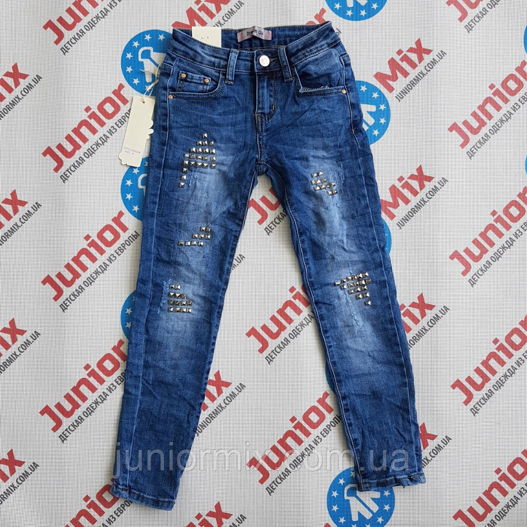 Dream Girl. Джинси підліткові на дівчинку темно-синього кольору гуртом