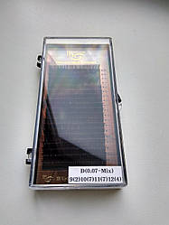 Вії I-Beauty, 20 ліній D 0.07 Mix 9(2)10(7)11(7)12(4)