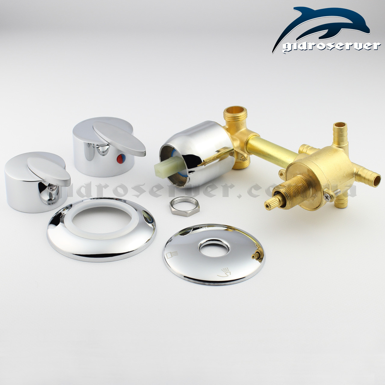 Смеситель для душевой кабины и гидромассажного бокса S 4 - 100 мм ...