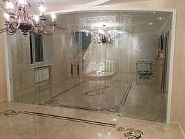 Скляні двері розсувні