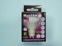 Светодиодная лампа Mastak CUP02DG ( 4W LED GU10 230V 6400K )