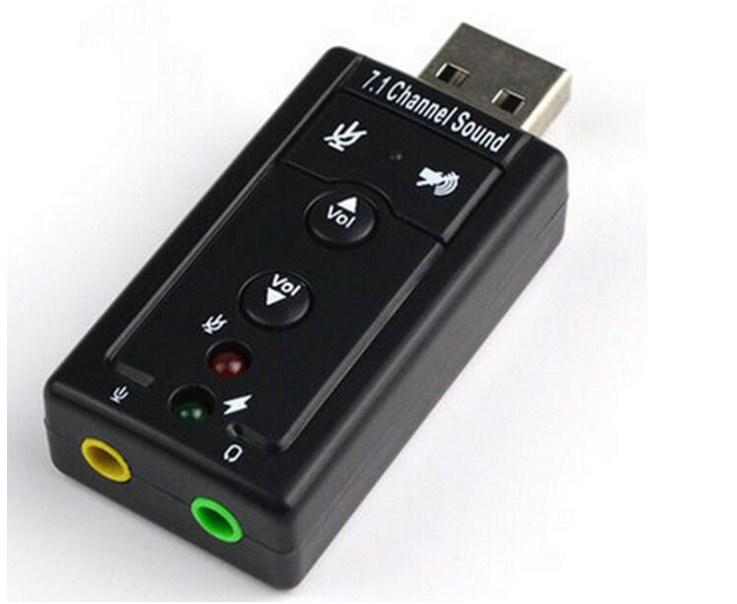 Універсальна звукова карта USB Virtual Audio 7.1 3D Sound Card