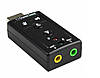 Універсальна звукова карта USB Virtual Audio 7.1 3D Sound Card, фото 2
