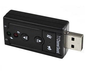 Універсальна звукова карта USB Virtual Audio 7.1 3D Sound Card