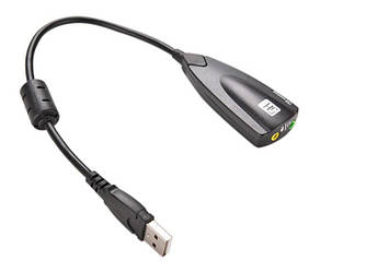 Універсальна USB звукова карта з проводом (Sound Card Adapter)
