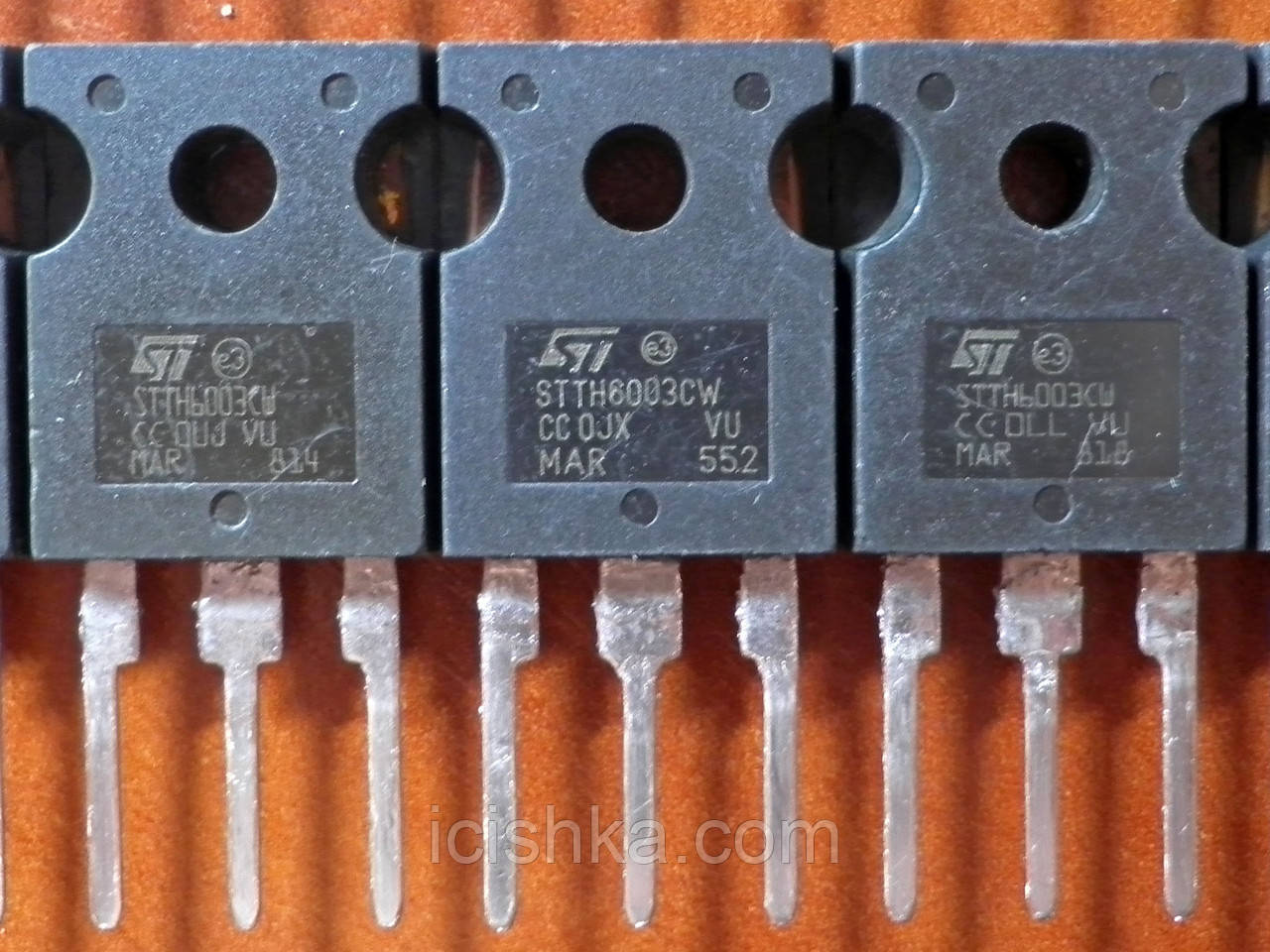 STTH6003CW / STTH6003 TO-247 — ультрашвидкий діод для зварювального інвертора (Original Used)