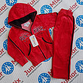 Велюровий дитячий спортивний костюм для дівчаток ALMAR.ПОЛЬША.