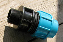 Муфта затискна різьба зовнішня сантехпласт МРН 20х3/4"