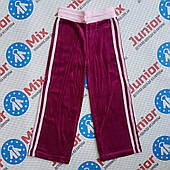 Велюрові спортивні штани для дівчаток