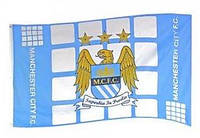 Клубный флаг Манчестер Сити (MC FC) Plaza flag (official product)