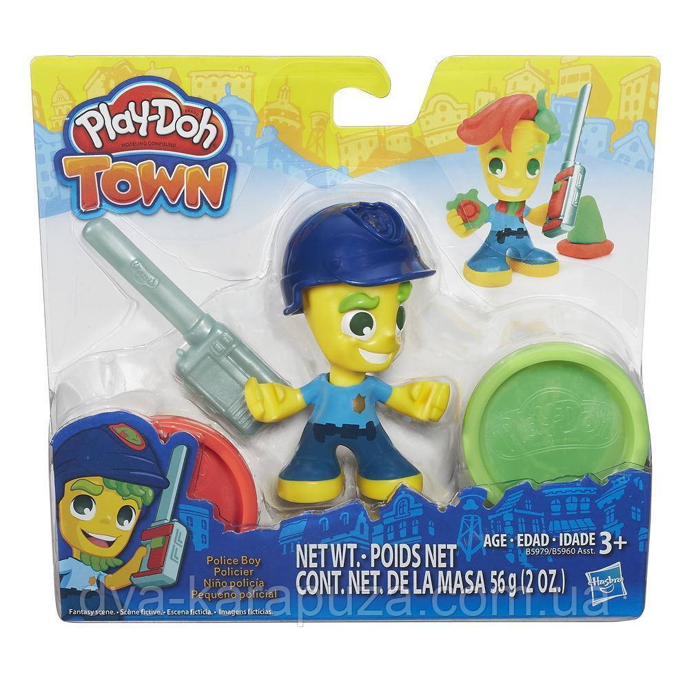 Ігровий набір Play-Doh Town Ice Police Boy! Оригінал!, фото 1
