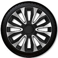 Ковпаки на колеса r14 Avalon Carbon Silver Black Racing4