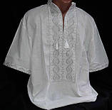 Сорочка з вишивкою для чоловіків "Богуслав" (домотканка), 44-48 р-ри, фото 8