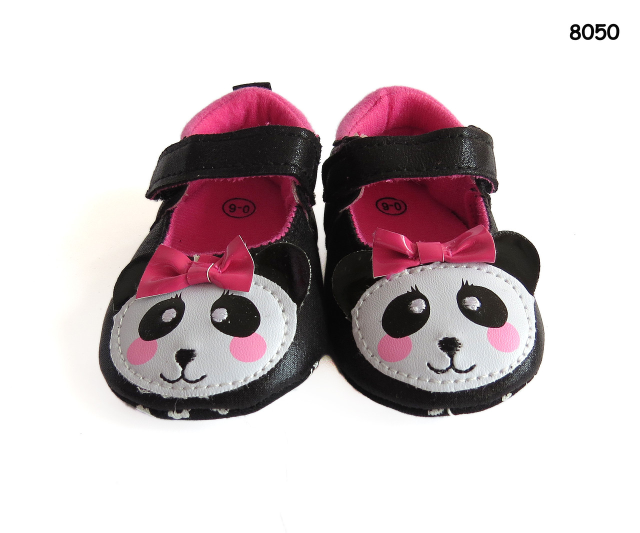 Пинетки-туфли "Панда" для девочки. 11; 12 см - фото 2 - id-p19008426
