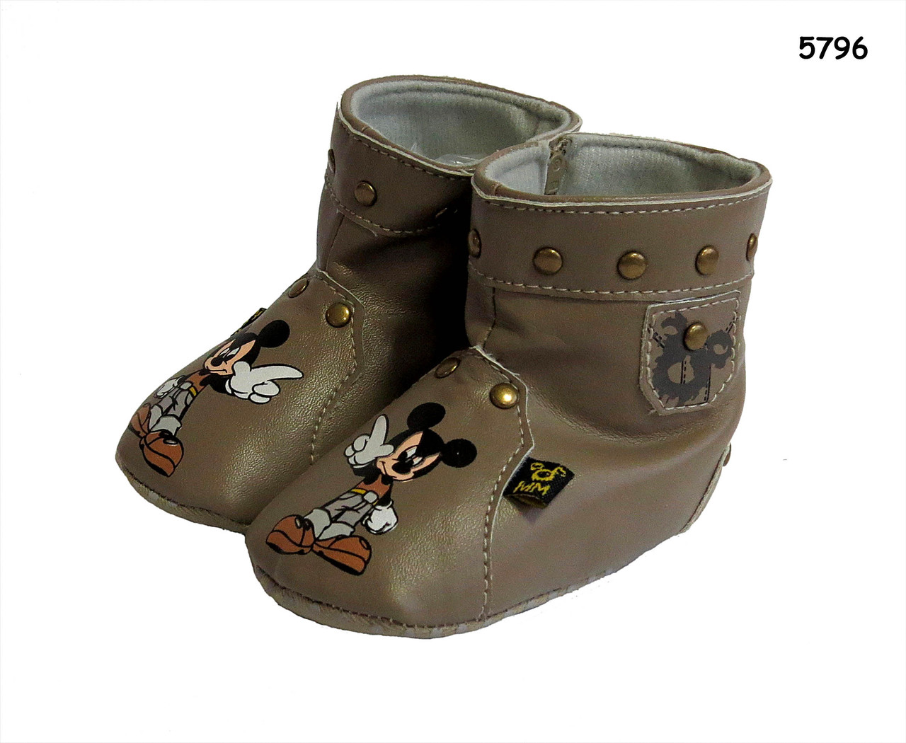 Пінетки-чобітки Mickey Mouse для хлопчика. 11 см
