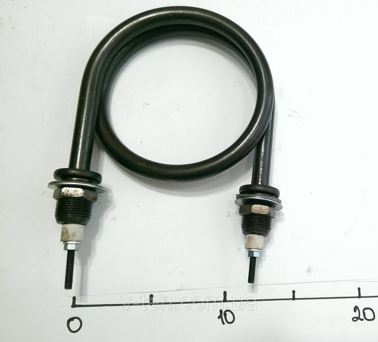 ТЕН котловий сталевий 3000W Ø13 (штуцер м22)