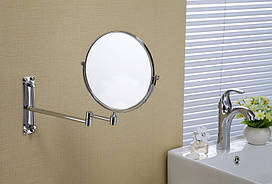 Косметичне дзеркало збільшувальне, 20 см, з регулюванням за висотою