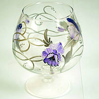 Ваза бокал скляна 056